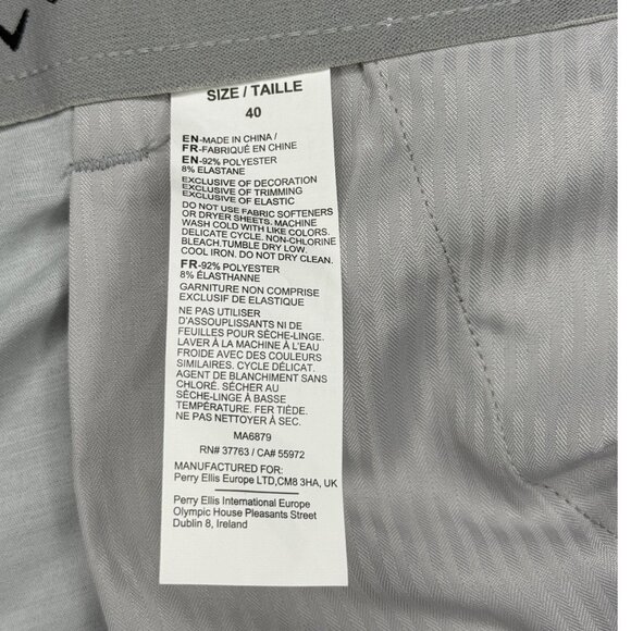 NWT‎ Callaway Men's Golf Shorts Size 40 Gray Opti-Dri Stretch 9" Inseam UPF 50 - Picture 9 of 9